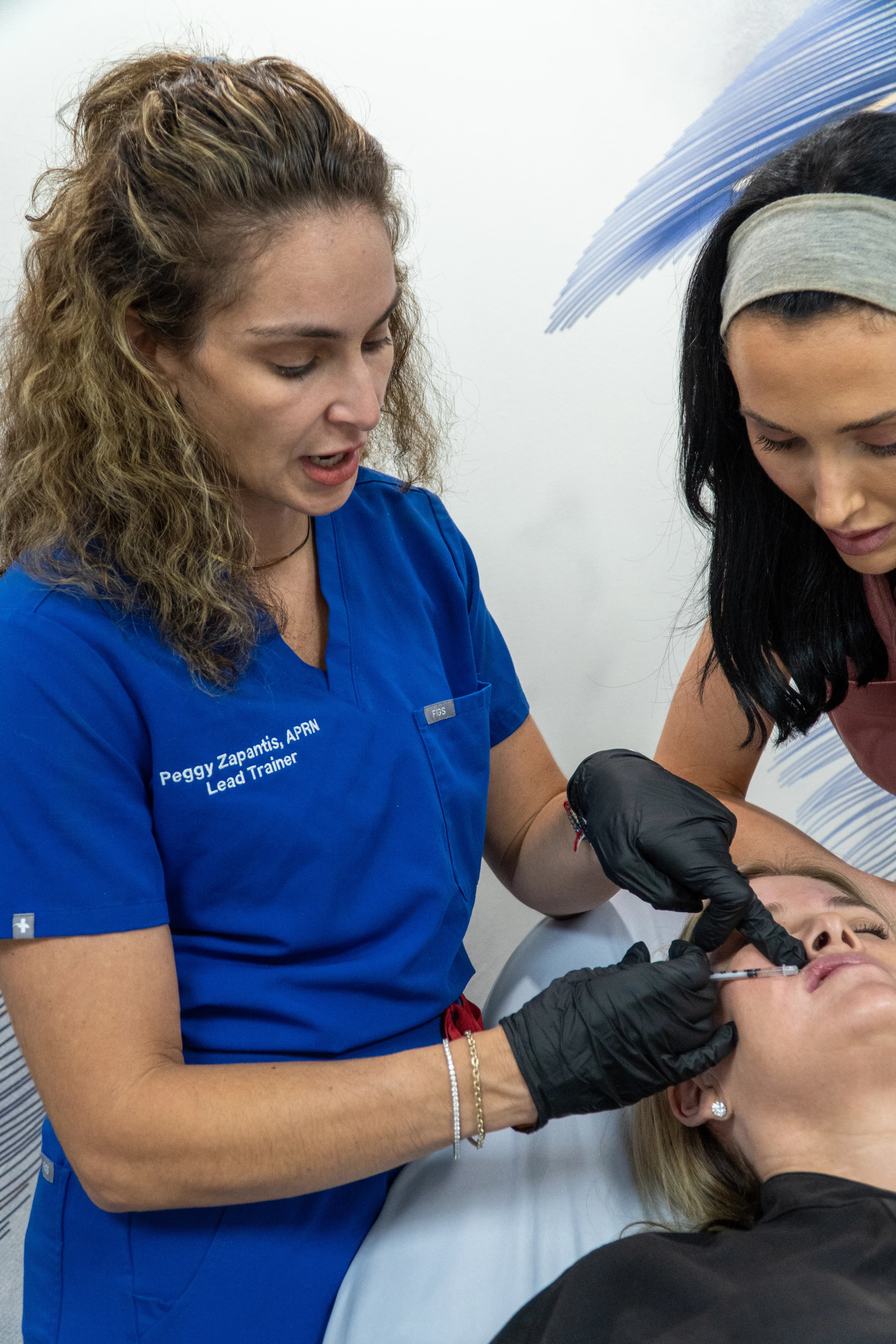 Peggy Zapantis teaching at her Academy